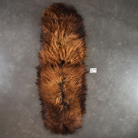 Bruin gemeleerd IJslands schapenkleed (Duo) 210 x 70