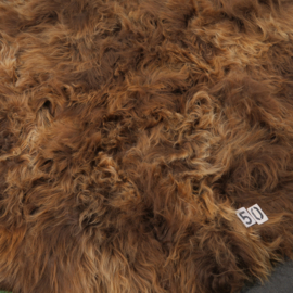 Round brown Icelandic sheep rug (Ø 2,80m)