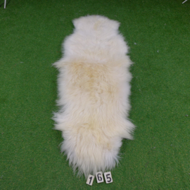 White Icelandic sheep rug (Duo) 210 x 70
