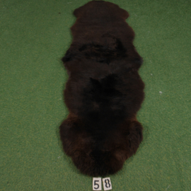 Bruin kortharig schapenkleed (195 x 65 )
