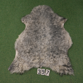 Grey-cream Gotland sheepskin (110 x 75)