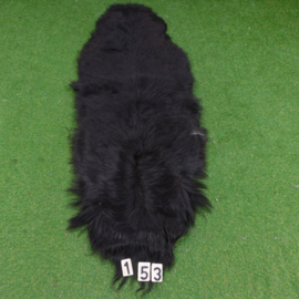 Black Icelandic sheep rug (Duo) 210 x 70