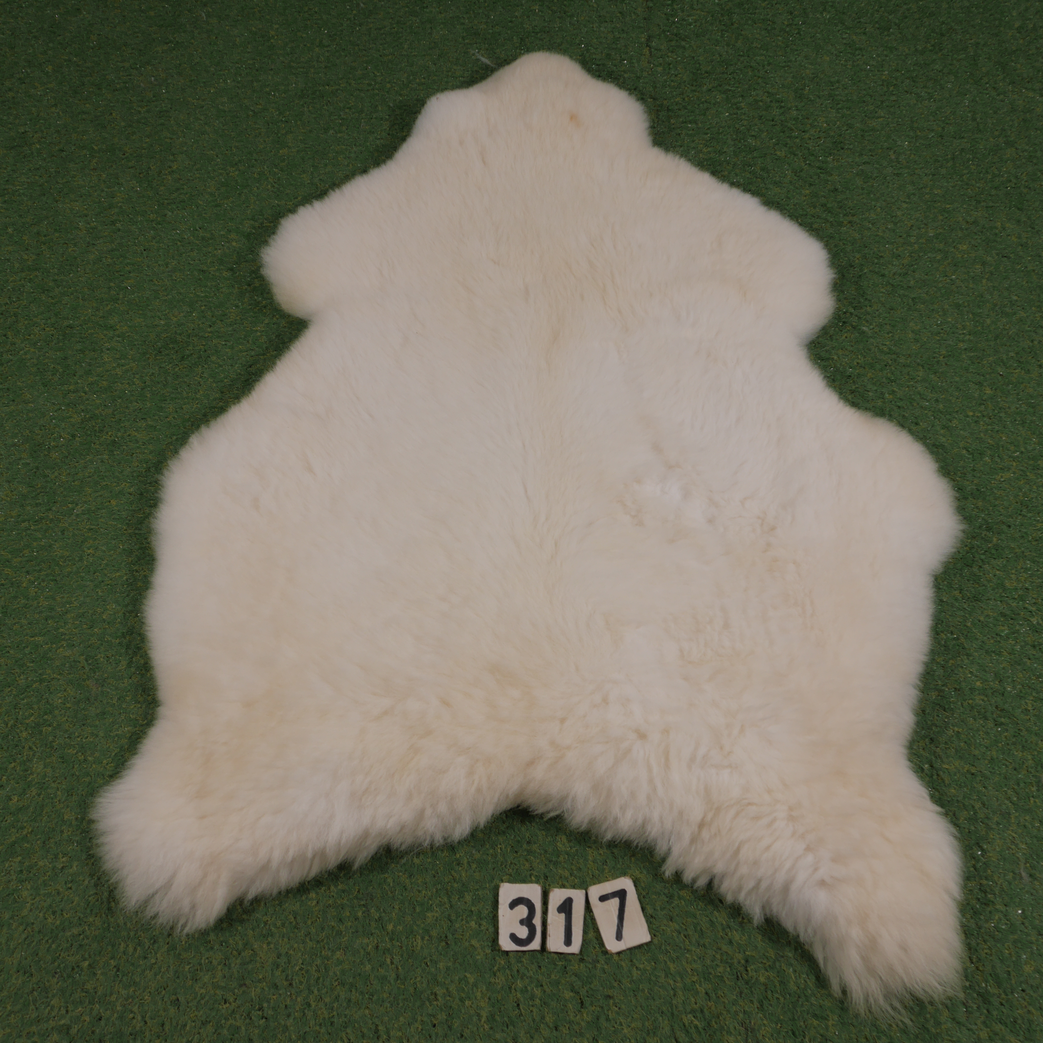 Witte schapenvacht (125 x 90 )