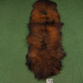 Bruin gemeleerd  IJslands schapenkleed (Duo) 215 x 70
