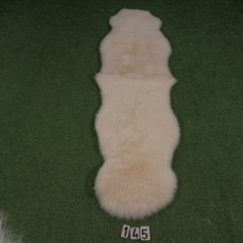 Wit kortharig schapenkleed (Duo) 190 x 60