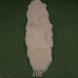 Wit kortharig schapenkleed (Duo) 195 x 60