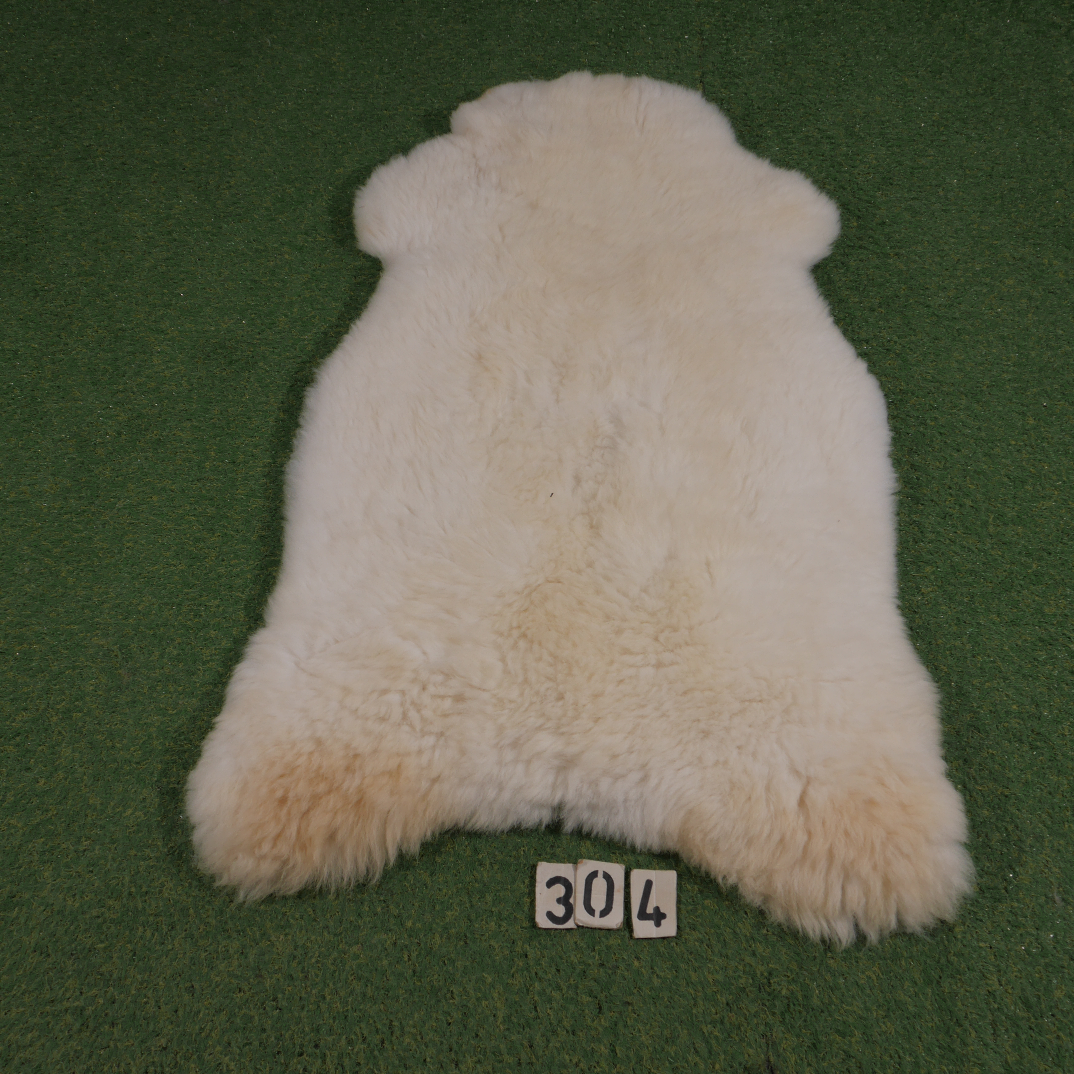 Witte schapenvacht (130 x 80 )