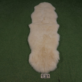 Wit kortharig schapenkleed (Duo) 190 x 60