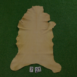 Fallow deer leather (rhabarber) 0.76 m²