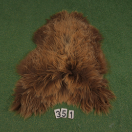 Brown Icelandic sheepskin (110 x 75)