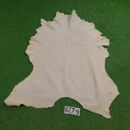 Red deer leather (white) 1.48 m²