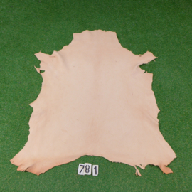 Leer van rendier (creme)  1.32 m² 2 mm dik