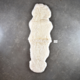 Wit kortharig schapenkleed (Duo) 190 x 60