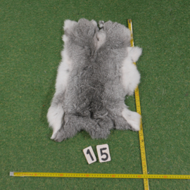 Grey-white rabbit skin