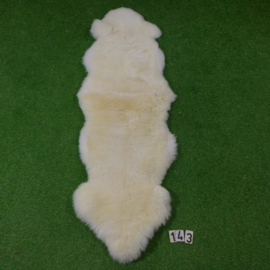 White short-haired sheep rug (Duo) 210 x 65