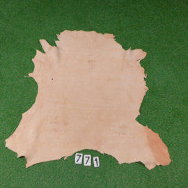 Leer van rendier (creme)  1.32 m² 2 mm dik