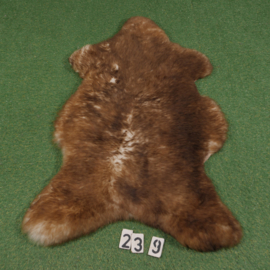Schapenvacht SUPER DECO (120 x 75 ) Mouflon gekleurd.