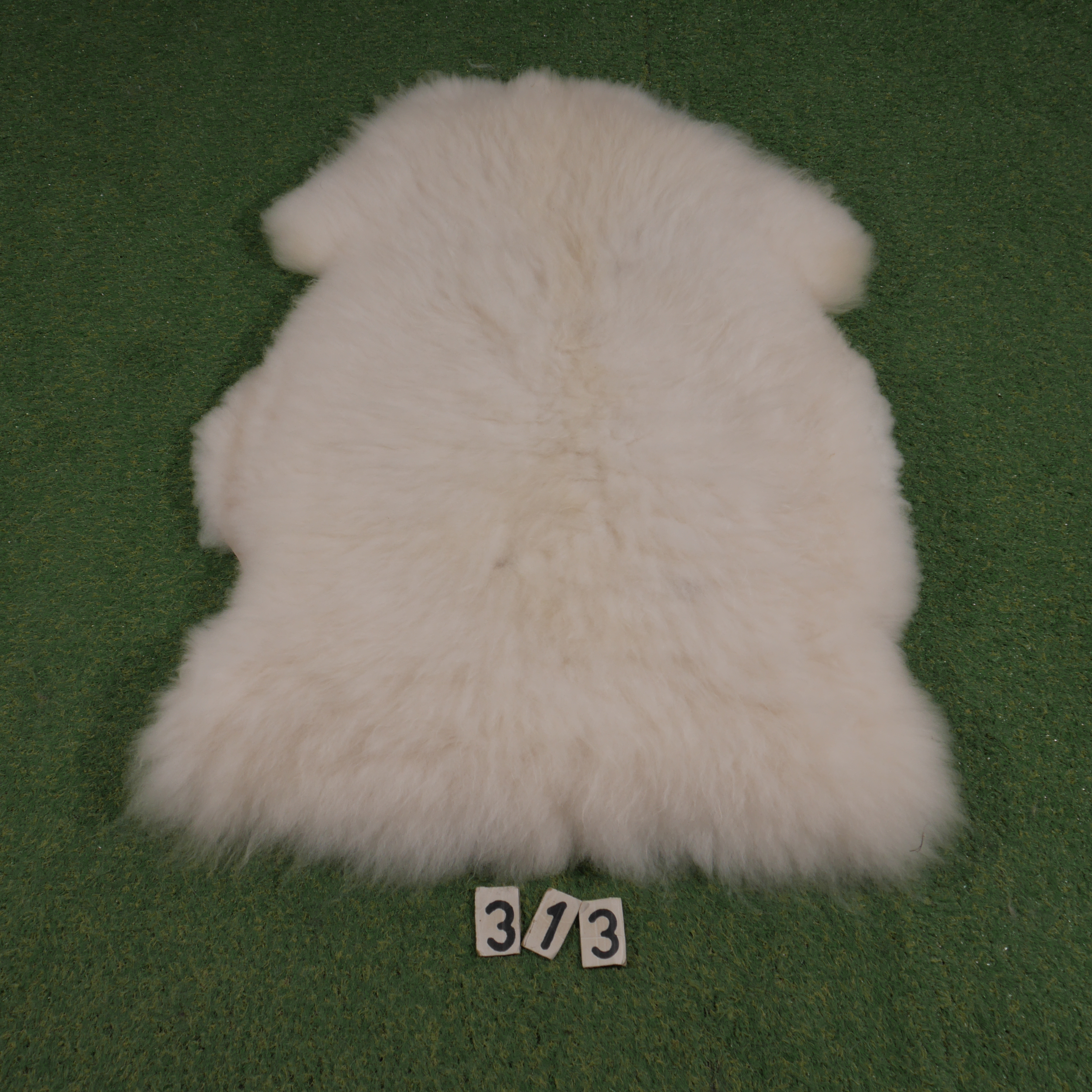 Witte schapenvacht (120 x 80 )