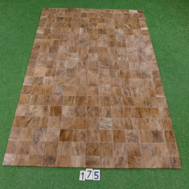 Patchwork cowhide rug (185 x 125) anti-slip