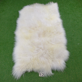 White Icelandic sheepskin rug (Quattro) 195 x 110