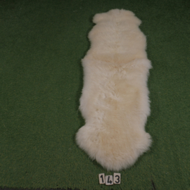 Wit kortharig schapenkleed (Duo) 190 x 60