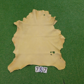 Fallow deer leather (rhabarber) 0.77 m²