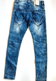 Stoere skinny met kniestukken van Name it maat 158