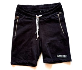 Stoere korte joggingbroek van Lucky no.7 maat 146/152