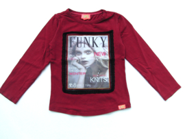 Stoere longsleeve van Funky XS maat 98/104