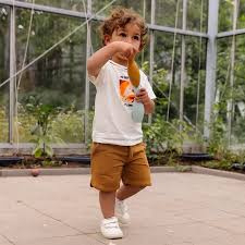 Stoere korte broek van Quapi Borre maat 92