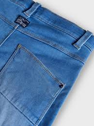 Stoere super stretch spijkerbroek van Name it maat 146