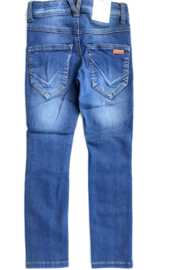 Stoere skinny van name it met kniestukken maat 152