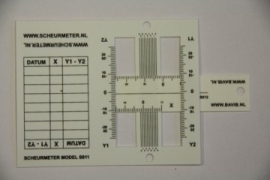 A161 Scheurmeter flexibel per st