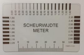 A512-1 Scheurwijdtemeter met logo per veelvoud van 10 stuks