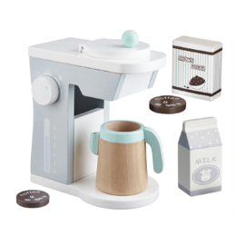 Kids concept - Houten koffiemachine (grijs)