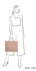 Handtas "Merel" kleur oudroze