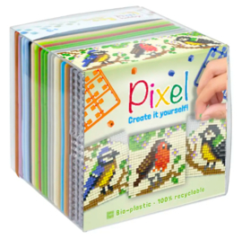 mosaic pixel kleine vogels