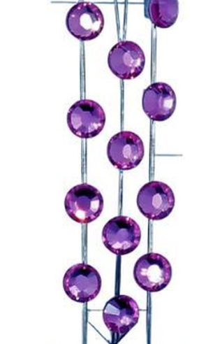 Hair crystals paars