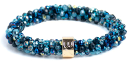 BEADZ - Blue Mix (RVS Gold)