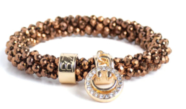 BEADZ LUX - Bronze Smiley (RVS Gold)
