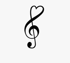 De muzieknoot 5 st.