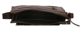 Hide & Stitches  Mendoza Schoudertas stoer en elegant