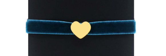 Velvet liefs blauw