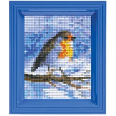 pixelset mini mosaic roodborstje