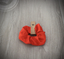 Rood scrunchie met LED lampjes