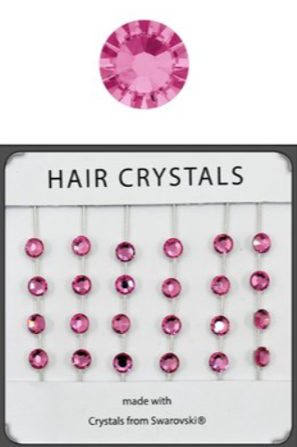 Hair crystals Roze