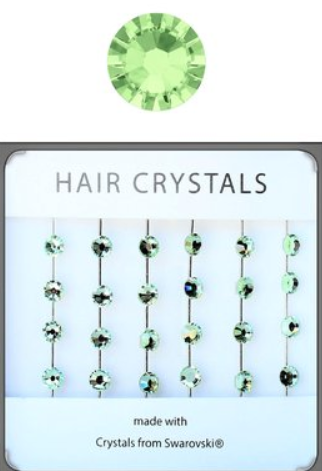 Hair crystals groen