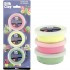 Silk Clay 3x14 gr. geel roze groen