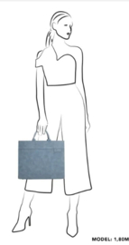 Handtas "Merel" kleur blauw