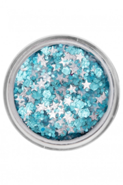 PXP pressed chunky glitters cream heavenly blue